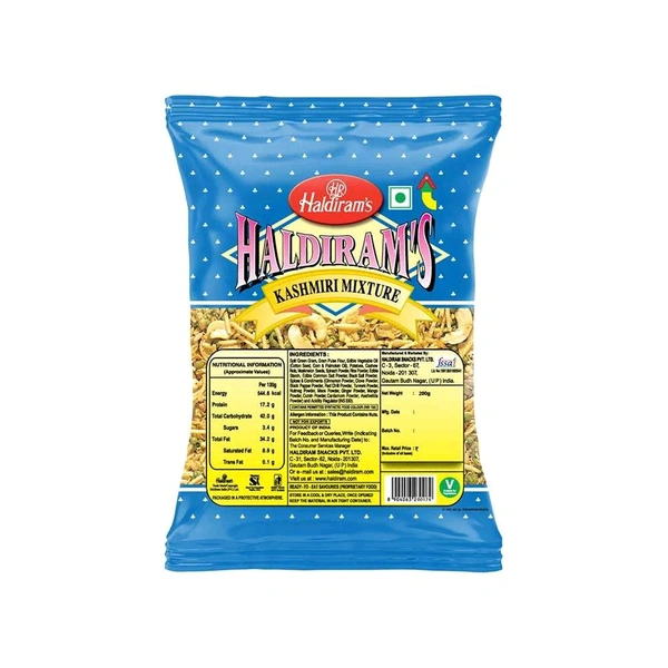 Haldiram Kashmiri Mixture Namkeen 200g