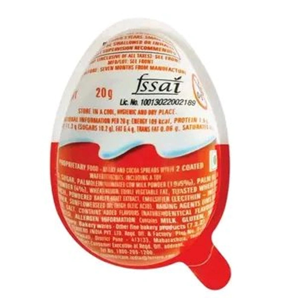 Kinder Joy Chocolate For Girls, 20 gm
