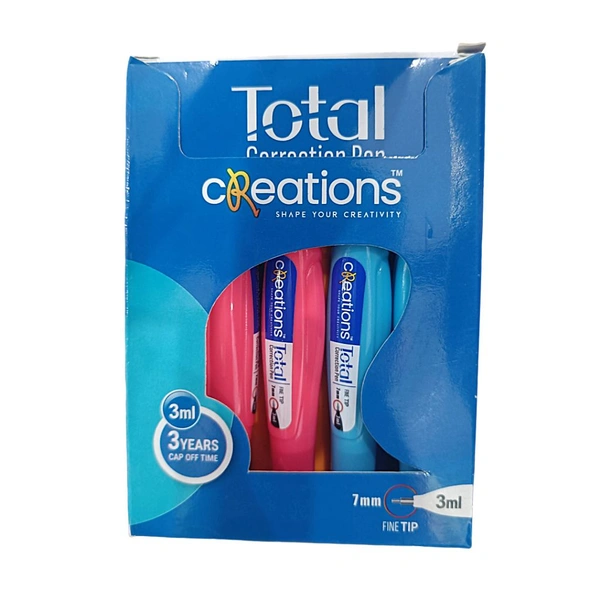 Total Correction Pen ( Whitener ) -₹15 X 20N