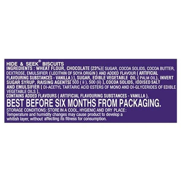 Parle Hide & Seek Choco Chip Cookies -₹10
