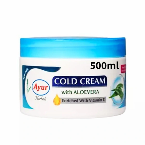 Ayur Natural Cold Cream with Aloe Vera -500ml