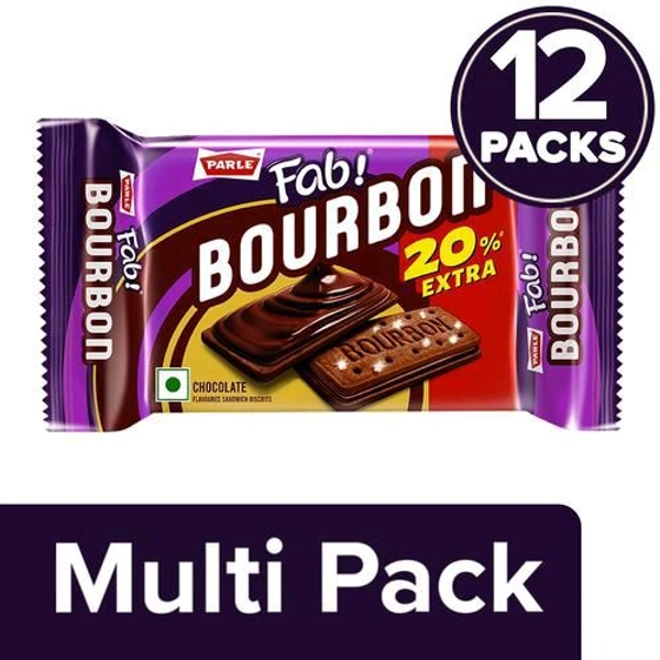 Parle Fab Bourbon -₹10 (Pk Of 12)