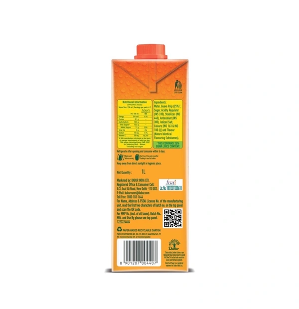 Real Juice Fruit - Guava 1L