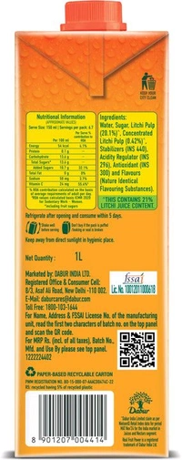 Real Juice - Litchi 1L