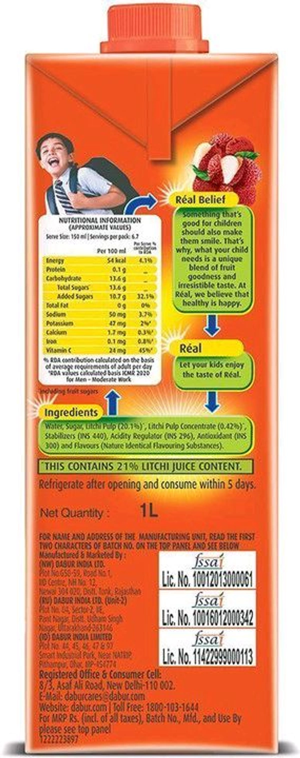Real Juice - Litchi 1L