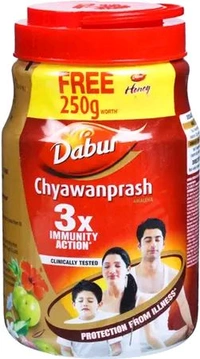 Dabur Chyawanprash 3x Immunity Action 2kg With 250gm Dabur Honey Free