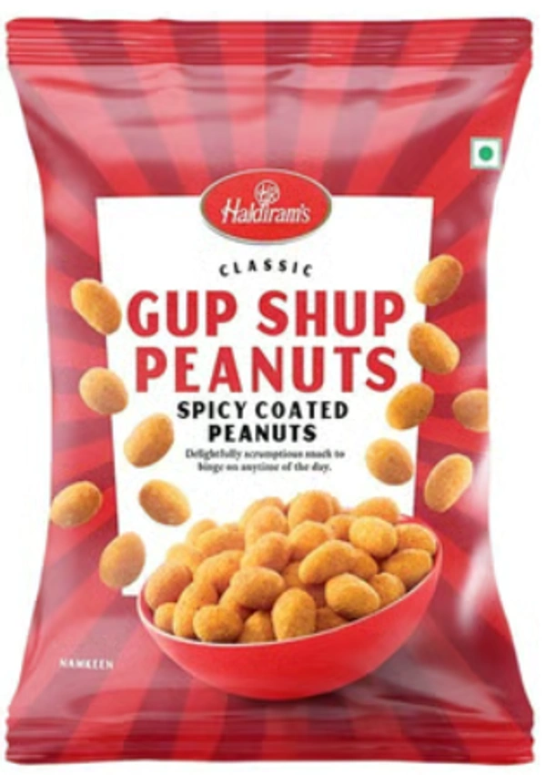 Haldiram's Gup Shup Peanuts - ₹5 (Pack Of 12) - 