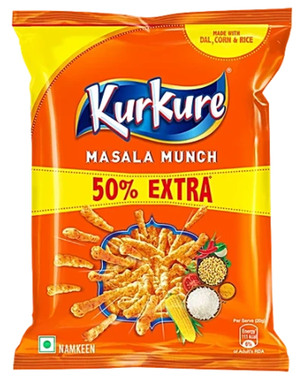 Kurkure Masala Munch - ₹10 (Pack Of 10) - 