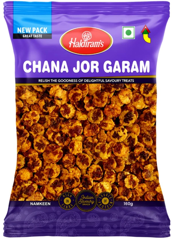 Haldiram's Chana Jor Garam - ₹5 (Pack Of 12) - 