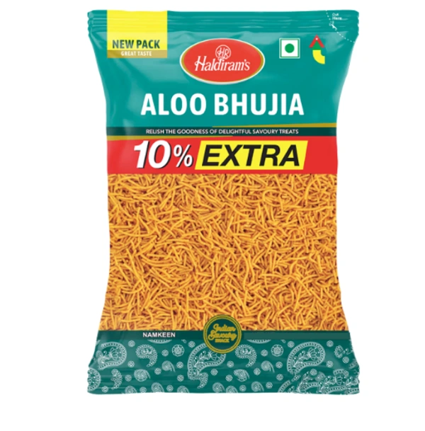 Haldiram's Aloo Bhujia - ₹10 (Pack Of 12) - 