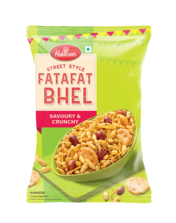 Haldiram's Fatafat Bhel - ₹10 (Pack Of 12) - 