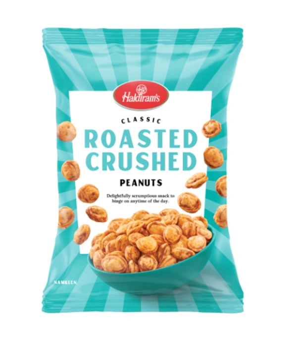Haldiram's Roasted Crushed Peanuts - ₹10 (Pack Of 12) - 