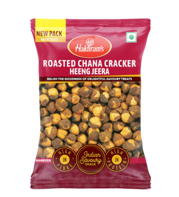 Haldiram's Roasted Chana Cracker Heeng Jeera - ₹10 (Pack Of 12) - 