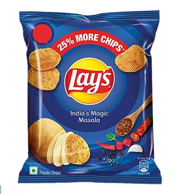 Lay's Indian Magic Masala - ₹10 (Pack Of 12) - 