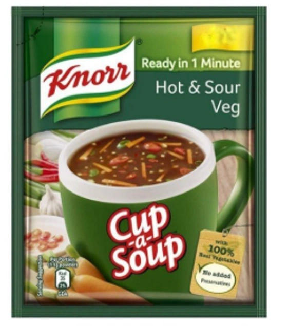 Knorr Soup  Hot & Sour Veg - ₹10 (Pack Of 12) - 
