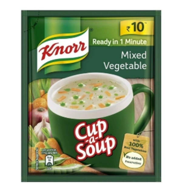 Knorr Mixed Vegetable Soup - ₹10 (Pack Of 12) - 