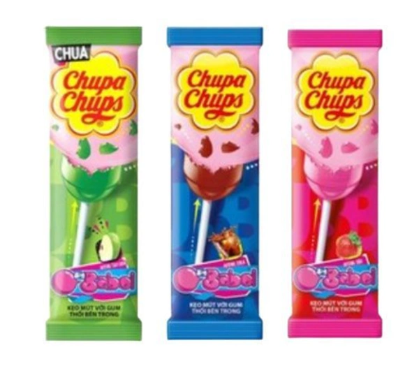 Chupa Chups Bubble Gum Filled Lolli pops - ₹5