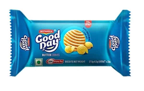 BRITANNIA Good Day (Butter) - ₹5 (Pack Of 12) - 