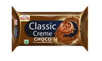 PRIYAGOLD  Classic Cream, Chocolate Flavoured Cream Biscuits - ₹5 (Pack Of 10) - 