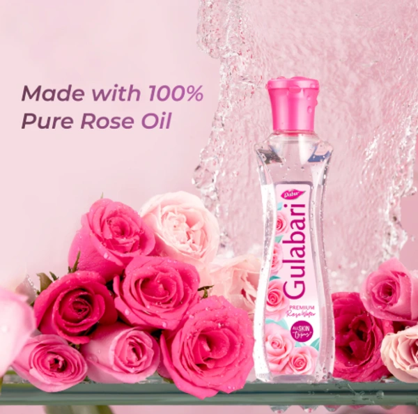 Dabur  Gulabari Premium Rose Water - (120 ml)