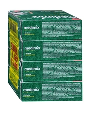 Medimix  Ayurvedic 18 Herbs Soap for Healthy Skin (75gm Each) Buy 3 Get 1 Free