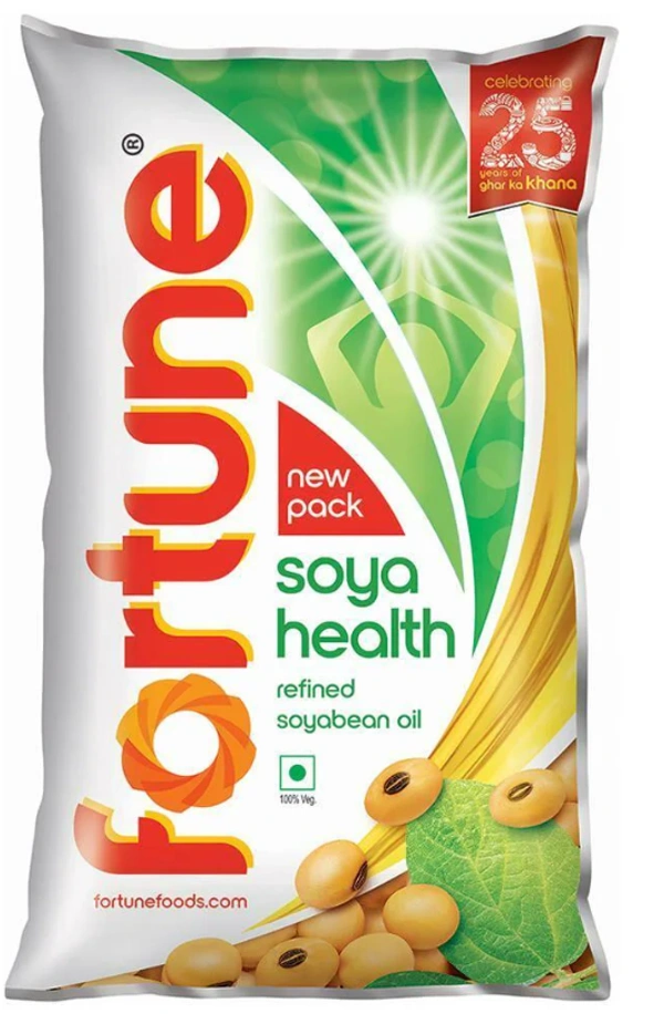 Fortune Soya Health Refined Soyabean Oil (750 g)