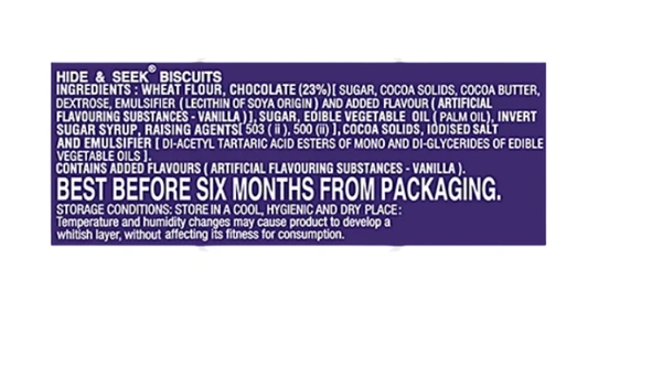 Parle Platina  Hide & Seek Chocolate Chip Cookies, 100g+20g