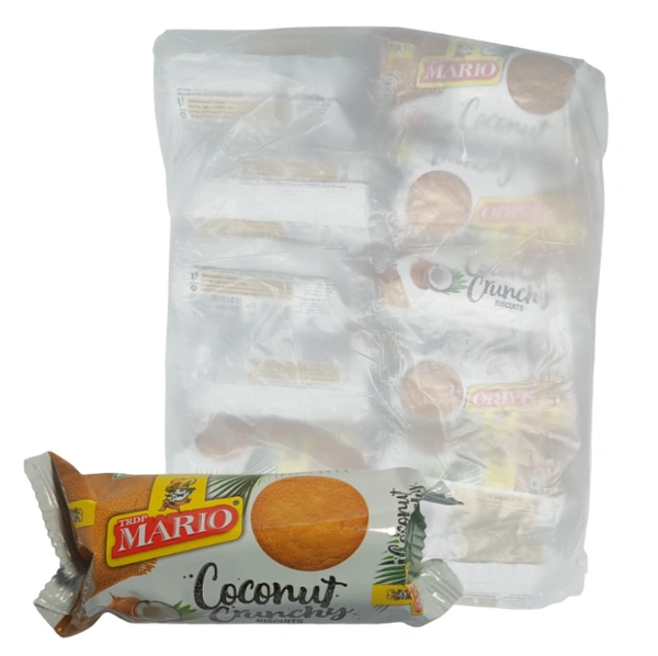 MARIO Coconut Crunchy - ₹10 (Pack Of 12) - 