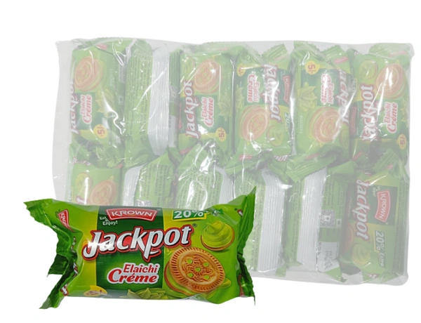 Jackpot Elaichi Creme - ₹5 (Pack Of 12)