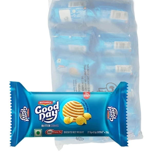 BRITANNIA Good Day (Butter) - ₹5 (Pack Of 180) - 1 Packet