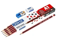 Doms A1 Pencil 10Pcs Pack ( Deep Dark HB Pencil )
