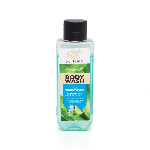 SKIN HERBS AQUAMINT  BODY WASH-100ml
