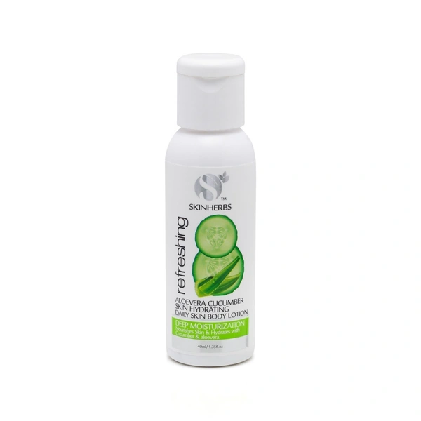 SKIN HERBS ALOE & CUCUMBER BODY LOTION-40ml