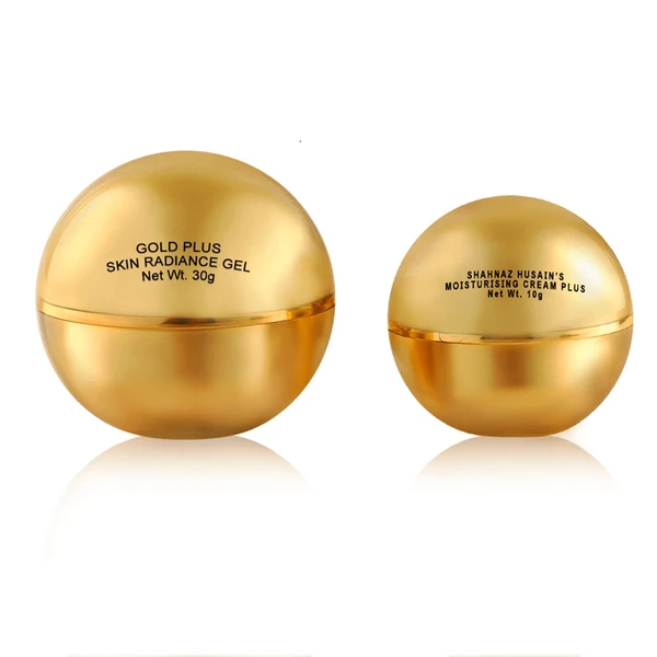 Shahnaz Husain Nature's Gold Skin Radiance Gel (Anti-Ageing) - 30GM and Moisturising Cream - 10GM