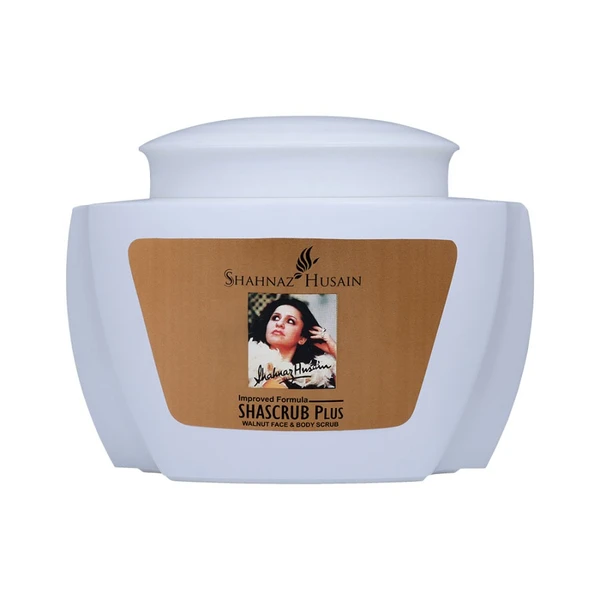 Shahnaz Husain Shascrub Plus - Walnut Face & Body Scrub 500 Gms