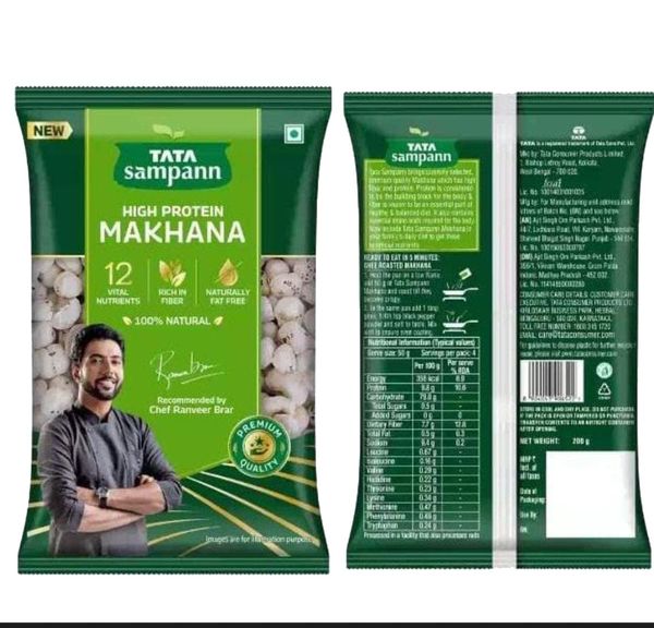 Tata Sampann High Protein Premium Makhana - 100gm (Pack of 36)