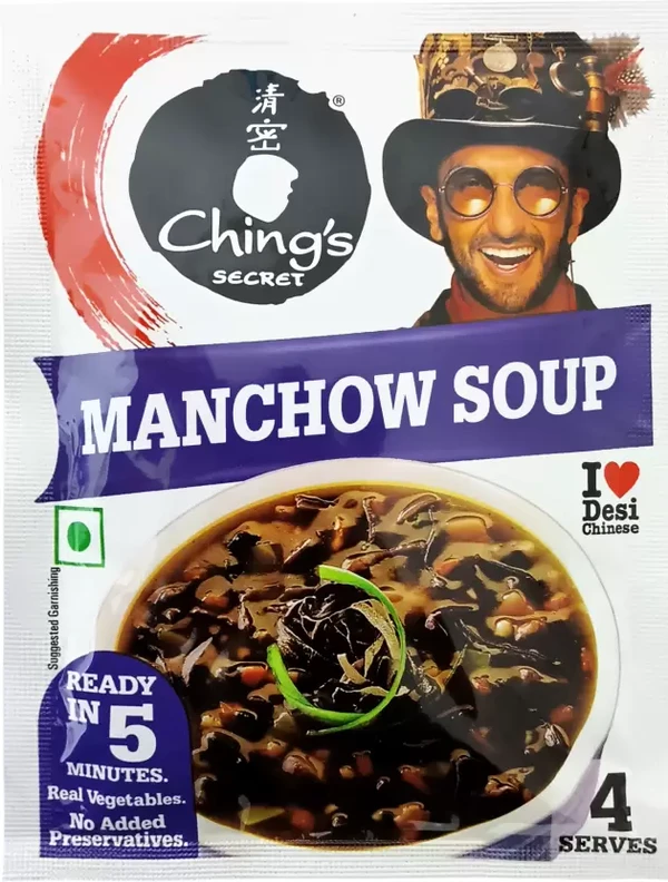 Ching's Secret Manchow Soup - 55gm (Pack Of 3)