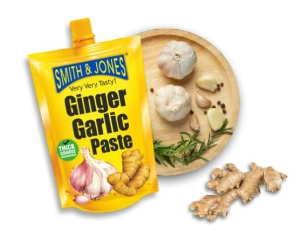 Smith & Jones Ginger Garlic Paste - 25Gms (Pack of 12)