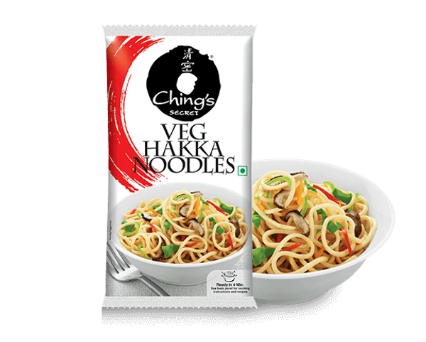 Ching's Secret Veg Hakka Noodles - 140Gm (Pack of 6)
