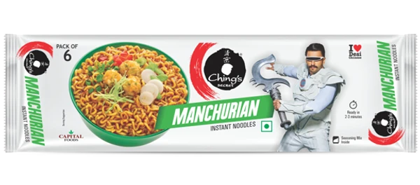 Ching's Secret Manchurian Noodles - 60Gm (Pack of 10)