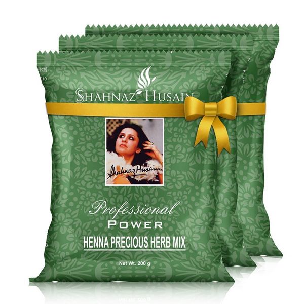 Shahnaz Husain Shahnaz forever Henna Precious Herb Mix - 3x100Gm (Combo Pack)