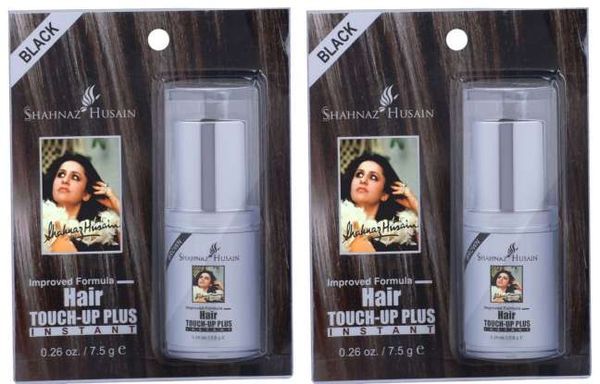 Shahnaz Husain Hair Touch-Up Plus (Black) - 7.50GM (Pack of 2)