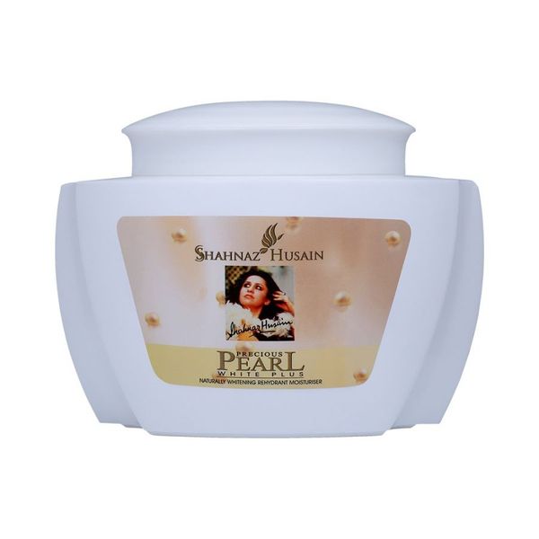 Shahnaz Husain Precious Pearl White Plus Cream - Naturally Whitening Rehydrant Moisturiser - 500GM