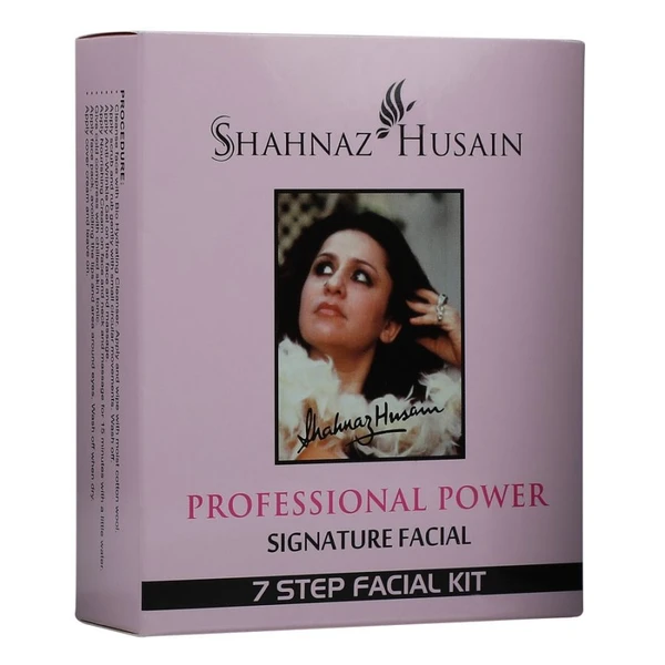 Shahnaz Husain Professional Power Signature Facial - 7 Step Facial Kit (48GM+15ML)