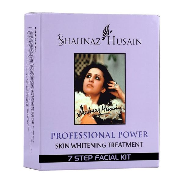 Shahnaz Husain Professional Power Skin Whitening Treatment 7 Step Facial Kit (48GM+15ML)