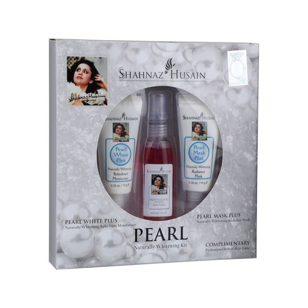 Shahnaz Husain White Pearl Kit - Skin Whitening Therapy - ((2-10GM)+15ML)