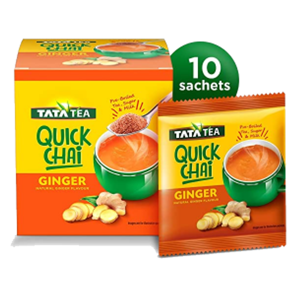 Tata Tea Tata Quick Tea Ginger - 10 Sachets