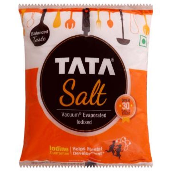 Tata Salt Vacuum Evaporated Iodised Salt - 1KG