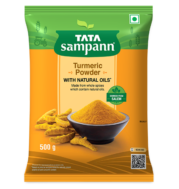 Tata Sampann Turmeric Powder With Natural Oils - 500GM