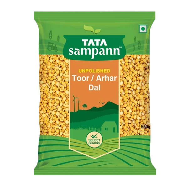 Tata Sampann Unpolished Toor / Arhar Dal - 5KG